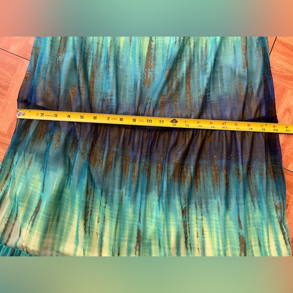 💲8️⃣ New Directions Maxi Skirt SIZE M- 3 Tiers, Mesh, Inside lining to knee - Picture 7 of 9